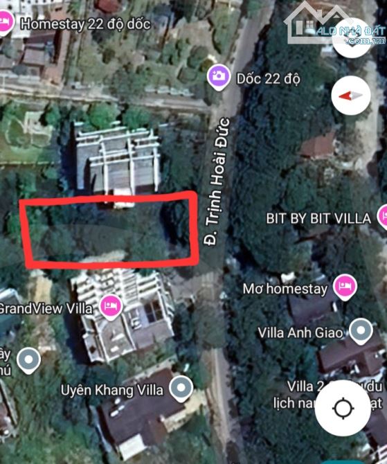 Đất biệt thự 1.488m2 mặt tiền đường nhựa,View thung lũng và rừng thông trước đất - 4