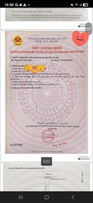 🔥BÁN ĐẤT BÌNH PHƯỚC 250M2 GIÁ CHỈ 450TR , PHÁP LÍ ĐẦY ĐỦ- KHU VỰC TIỀM NĂNG ĐẦU TƯ - 4