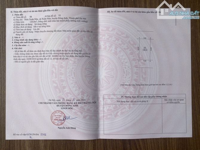 💥💥💥 MẶT TIỀN 8m - ĐẤT GIÃN DÂN - 2 MẶT ĐƯỜNG - OTO TRÁNH - GẦN KHU CÔNG NGHIỆP - VIN TH - 4