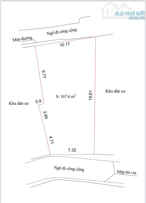 Bán đất tuyến 2 Hùng Vương, Thượng Lý, Hồng Bàng 151m  Giá chỉ 62tr/m - 4