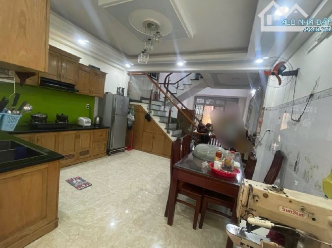 Bán nhà Hẻm XE HƠI thông NGUYỄN THỊ BÚP Q12_ Ngang 4,5m_ 5Tầng MỚI ĐẸP _ 5ty900 - 4