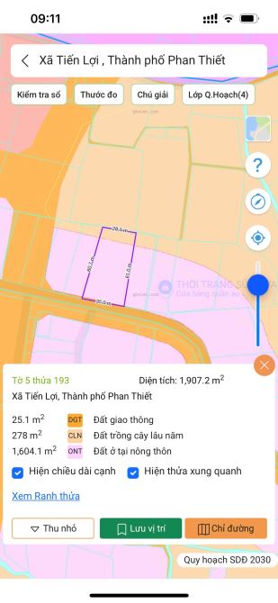 BÁN LÔ ĐẤT 1.900m² – QUY HOẠCH THỔ CƯ – TIẾN LỢI, PHAN THIẾT , LÂM ĐỒNG - 5