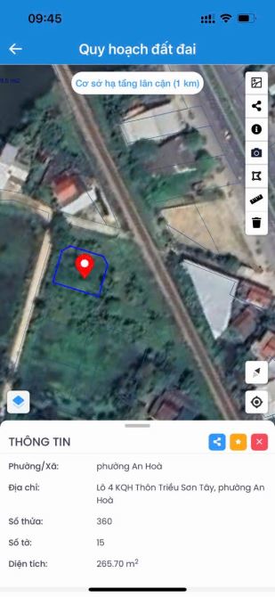 🌈LÔ ĐẸP NGAY CỔNG TRIỀU SƠN TÂY, 3 MẶT TIỀN THOÁNG ĐẸP GIÁ 8,9Triệu/m2 - 5