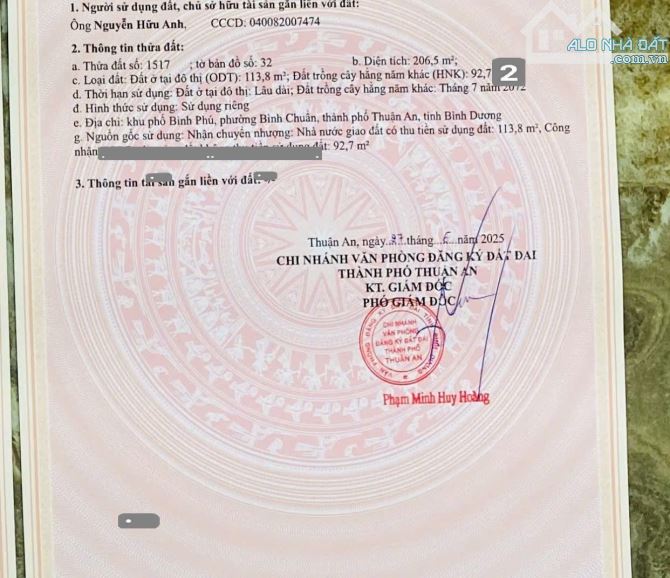 4,6Tỷ TL🔥Bán 2 Lô đất Kinh Doanh, Mặt Tiền đường Bình Chuẩn 17, p.Bình Chuẩn, Tp.Thuận An - 6
