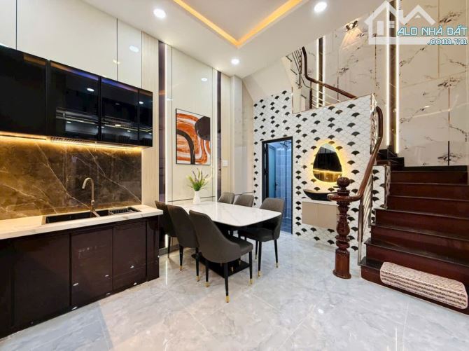 Bán nhà hẻm xe hơi 5m đường Phan Huy Ích, P.12, 6 x 10, 4 tầng giá 7.1 tỷ tl - 8