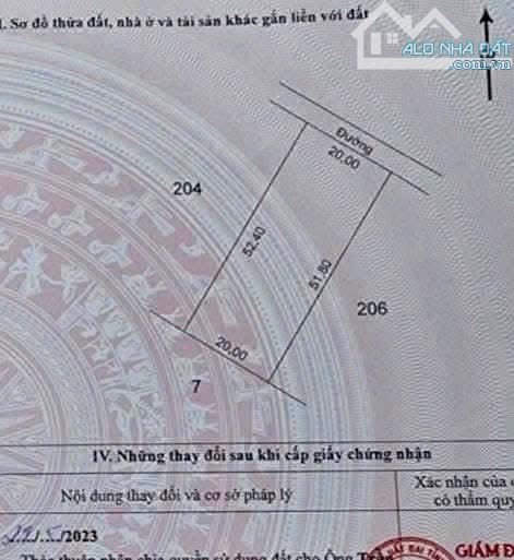 Bán lô đất đường xe hơi Láng Lớn - Kim Long, Bàu Chinh, Châu Đức, Vũng Tàu - TP. HCM