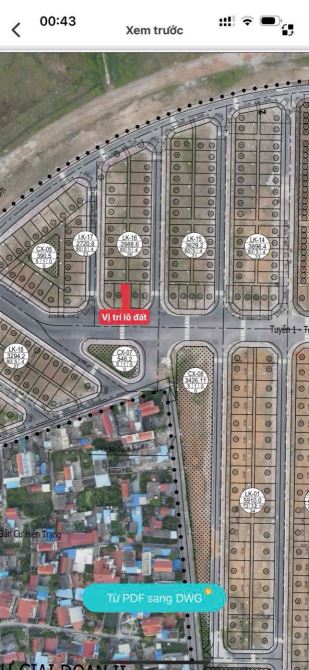 🔥 BÁN GẤP LÔ VIEW VƯỜN HOA – TRỤC 26M SIÊU HIẾM 🔥 	•	102m² – Mặt tiền 6m – Sổ đỏ sẵn 	•