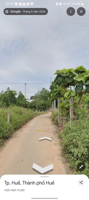 Bán đất 126m2 kiệt Vũ Ngọc Phan, TP Huế. cạnh trục Vành Đai 3.