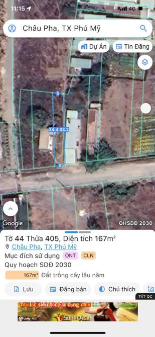 Chủ gửi bán lô đất mặt tiền đường số 5 Châu Pha cách đường Lê Trọng Tấn gần 200m