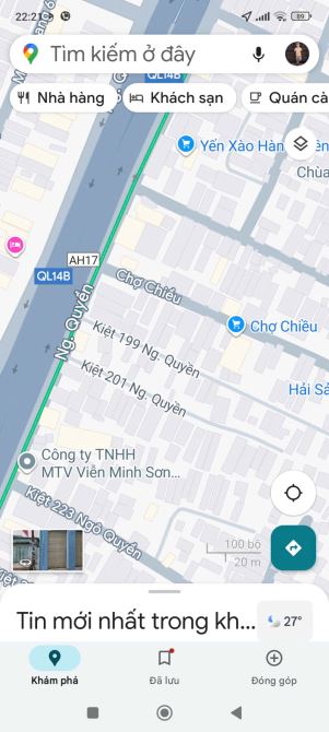 🌟 [CẦN BÁN] ĐẤT NỀN KIỆT NGÔ QUYỀN – GẦN CHỢ CHIỀU – SƠN TRÀ 🌟