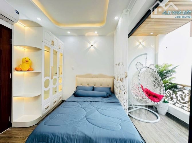 NHÀ 4 TẦNG XÂY MỚI 100%- HẺM XE HƠI ĐỖ CỬA - HẺM THÔNG HUỲNH THỊ ĐỔNG - ĐẦY ĐỦ NỘI THẤT MỚ - 10