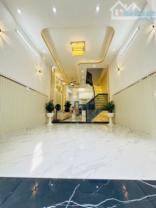 NHÀ 4 TẦNG XÂY MỚI 100%- HẺM XE HƠI ĐỖ CỬA - HẺM THÔNG HUỲNH THỊ ĐỔNG - ĐẦY ĐỦ NỘI THẤT MỚ - 1