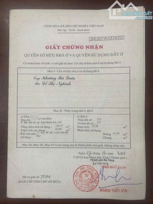 📌📌📌LÀM VIỆC TRỰC TIẾP GIÁ TỐT !!!Bán lô đất mặt tiền Lê Văn Hiến gần 600 giường - 1