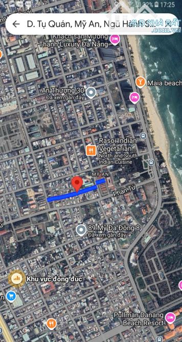 VIP BIỂN! BÁN ĐẤT 2 MẶT TIỀN 182M² – 36,5 TỶ - MT DƯƠNG TỤ QUÁN - Q. NGŨ HÀNH SƠN - 2
