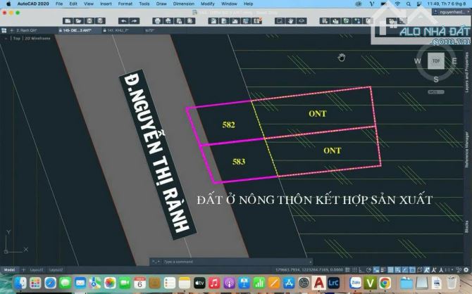 Đất mặt tiền buôn bán kinh doanh Nguyễn Thị Rành xã An Nhơn Tây Củ Chi TPHCM, DT: 5,5x25m. - 3