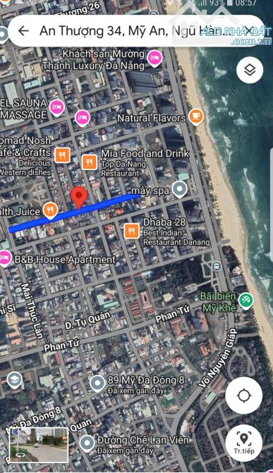 PHỐ TÂY! BÁN 2 LÔ ĐẤT LIỀN KỀ 180M² - 38,5 TỶ - MT AN THƯỢNG 34 - Q. NGŨ HÀNH SƠN - 3
