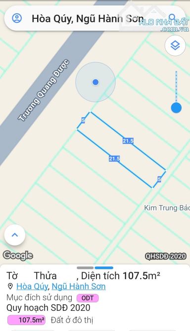 🌟 CHỈ 8,65 TỶ – LÔ ĐẤT VÀNG SÁT CẦU ĐỒNG NÒ – NAM HÒA XUÂN 🌟 - 3