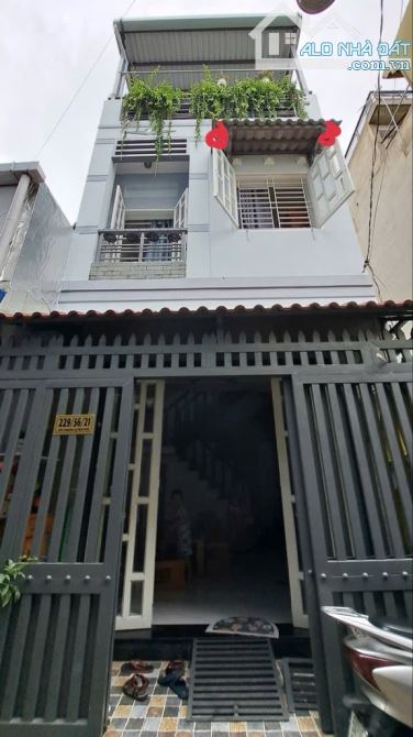 NHÀ MỚI 3 TẦNG – TÂY THẠNH, TÂN PHÚ – GẦN AEON MALL GIÁ 4.95 TỎI - 5