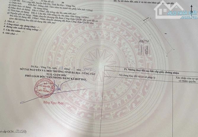 Biệt thự ven biển cực đẹp- dt:836m2- 14mx60m-150 thổ cư-3phòng ngủ-3wc-giá 9ty9 - 5
