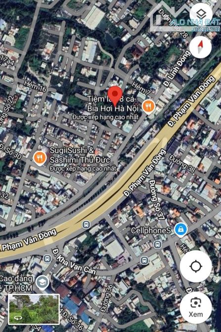 Bán Đất HXH Đường Linh Đông Thủ Đức, Cách Vành Đai 2 Chỉ 100m, đầu tư sinh lời cực cao