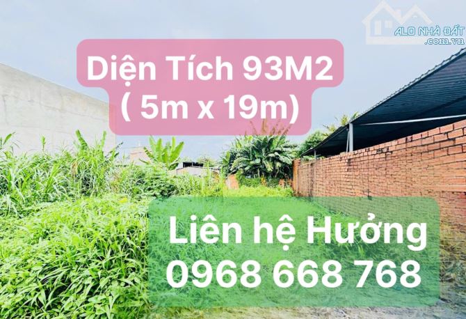 Bán Đất Xuân Thới Thượng Hóc Môn -93M2(5 x 19 )- Đường - Chỉ 3,2 Tỷ