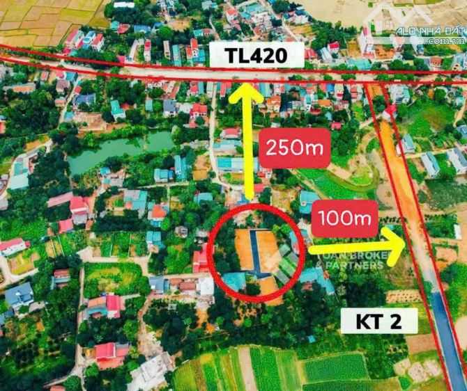 Chủ cần tiền bán lô đất 64,1m2 đất Bình Yên sát tỉnh lộ 420