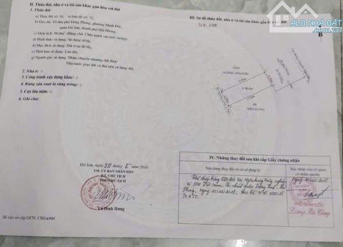 bán đất 96m2 tặng nhà mặt đường Đồng Nẻo , Đồ Sơn ,.hiện tại đang thuê kinh doanh