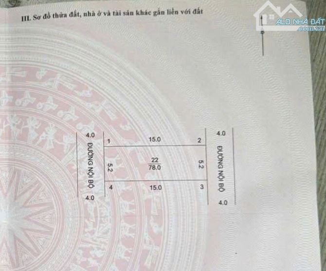 78m lô 2 mặt tiền phu phân lô Mỹ Lương, Chỉ 1,75 tỉ - 1