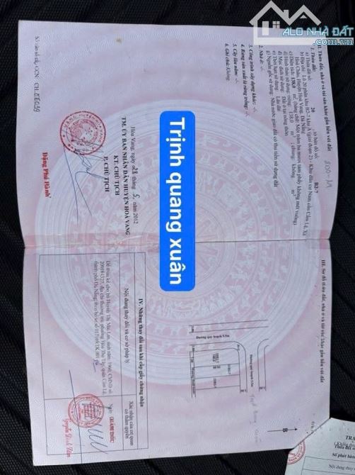 Bán góc 2 mặt tiền Trịnh Quang Xuân đối diện công viên Hoà Xuân - 1