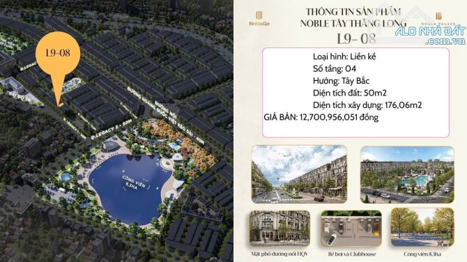 📣💁‍♀️CƠ HỘI ĐẦU TƯ HIẾM, CHỈ ~51tr/ 1m2 – SỞ HỮU CĂN LIỀN KỀ  TÂY THĂNG LONG 241 m2 FULL - 1