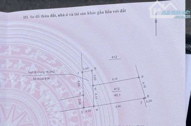 Bán mảnh đất đẹp Lạc Thị Ngọc Hồi 40m sổ đỏ giá 4,1 tỷ ô tô vào gần - 1