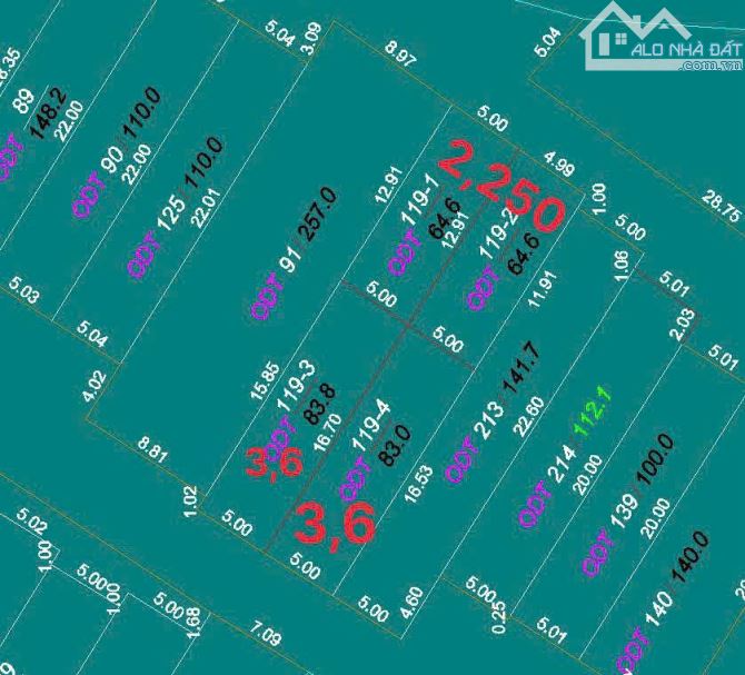 CHỦ GỞI BÁN LÔ ĐẤT P.LONG BÌNH TÂN NGAY BV SHING MARK,5X13=65M2THỔ CƯ 100%,ĐƯỜNG XE 7 CHỖ, - 1