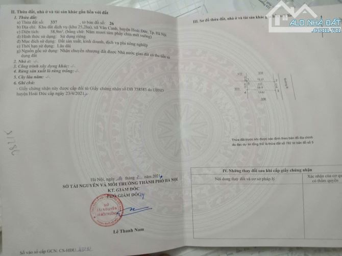 🌟💎 BÁN LÔ ĐẤT DV 25ha – TRUNG TÂM VÂN CANH – VỊ TRÍ VÀNG ĐẦU TƯ 💎🌟 - 1