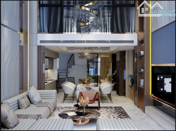 Bồ Đề gara 7 chỗ ngõ thông - 45m 6tầng MT 5m thang máy  full nội thất - giá tốt. - 1