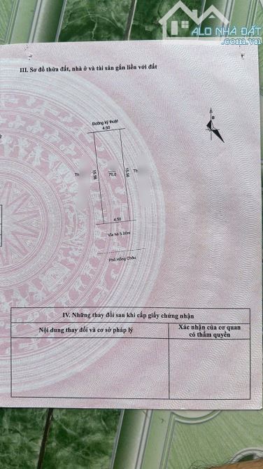 Bán lô đất mặt phố Hồng Châu, view công viên, ph Lê Thanh Nghị, TP HD, 70m2, mt 4.5m - 1
