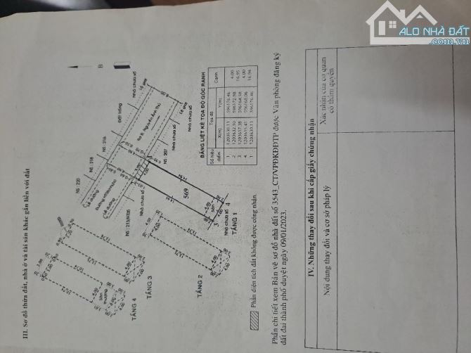 BÁN NHÀ 4 TẦNG KHU PHÂN LÔ HIỆP THÀNH QUẬN 12 NGANG 4 DÀI 17 GIÁ 6,75TỶ TL - 12