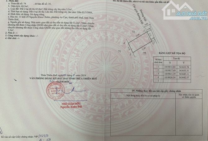 BÁN NHÀ 2 TẦNG KIỆT NGUYỄN KHOA CHIÊM, PHƯỜNG AN CỰU, TP HUẾ, GẦN TRƯỜNG ĐẠI HỌC NGOẠI NGỮ - 16