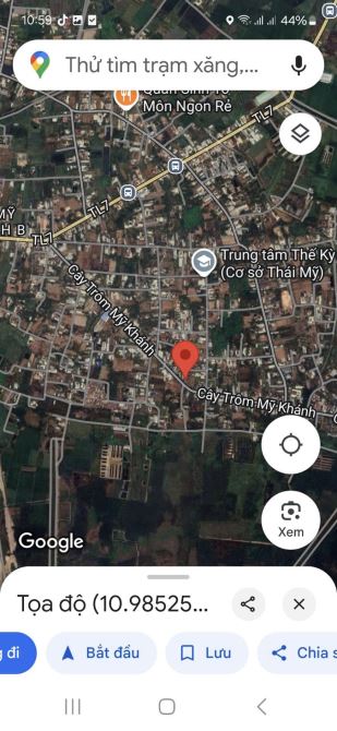 Đất bán mặt tiền đường Cây Trôm Mỹ Khánh xã Thái Mỹ 5.21x56 278m2 Full Thổ xây dựng tự do - 2