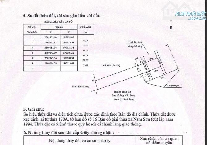 Hàng đầu tư: 95m2 đất mặt trục liên thôn phường Lương Quán, Nam Sơn. - 2