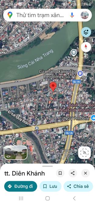 LÔ GÓC ĐẸP TT DIÊN KHÁNH ĐƯỜNG Ô TÔ,SÁT KĐT NAM SÔNG CÁI, SỔ HỒNG , GẦN CHỢ, TRƯỜNG HỌC - 2