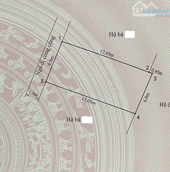 Bán lô 79m giá chỉ 2,0x  tỷ, tại Nguyễn Trung Thành, Hùng Vương, Hồng Bàng - 2