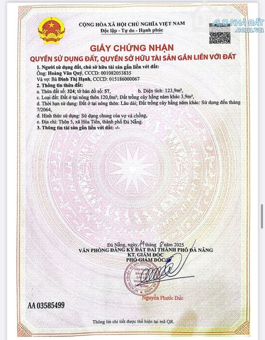 📌📌Làm việc trực tiếp!!! Bán đất đường 10,5m xã Hòa Tiến giá rẻ 🌺 - 2