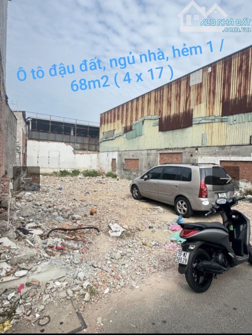 Đất thổ cư hẻm xe hơi 7m, DT 4m x 17m, gần Khu Tên Lửa, Ngã Tư Bốn xã - 2