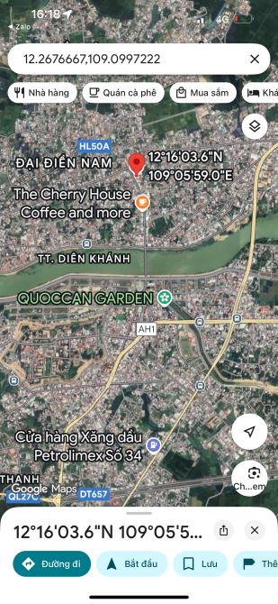 BÁN LÔ ĐẤT MẶT TIỀN ĐƯỜNG HÀ HUY TẬP DIÊN KHÁNH - KHU VỰC KINH DOANH ĐÔNG ĐÚC - 2