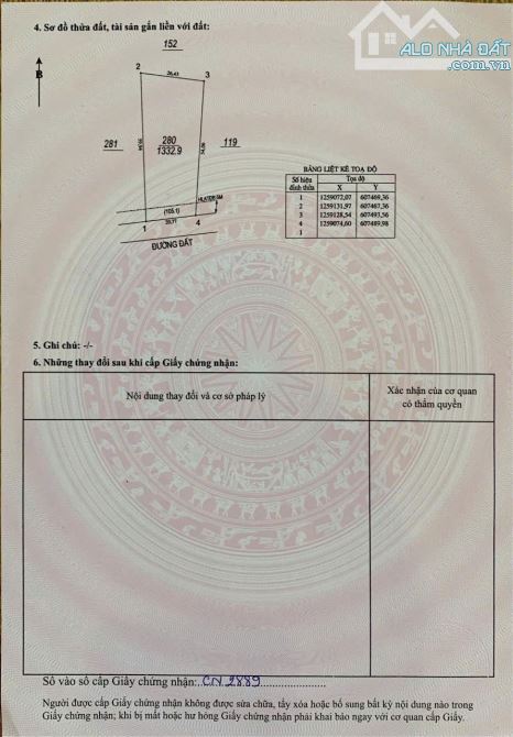Đất Sào 20x56 Nở hậu 26 mét Rất Đẹp, Gần Chợ, Trường Học, Giá 1ty450 sổ riêng - 2
