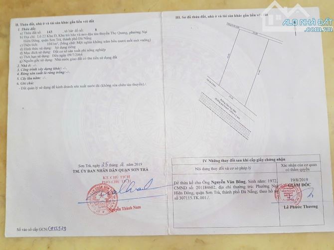 Chủ cần bán lô đất đường chu Huy mân. Gần hồ hán thương. Sơn Trà TP ĐÀ NẴNG - 3