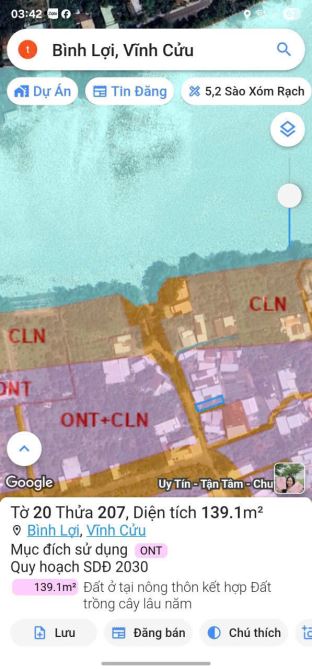 Bán lô đất đẹp 139m2, góc 2 mặt tiền đường 8m thông chỉ 1,7 tỷ - 3