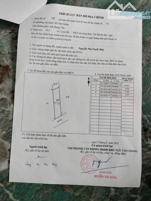 Còn duy nhất 1 lô đất 62m2 view hồ tài chính 2,x tỷ tại Quán Trạch, xã Văn Giang - 3