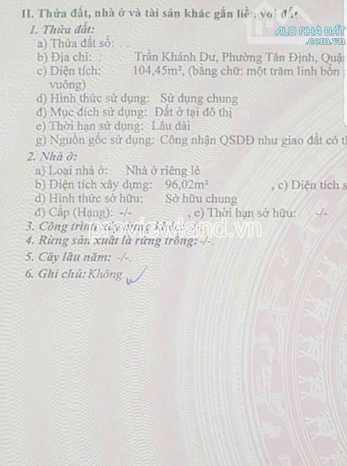Bán nhà Trần Khánh Dư Quận 1, nhà 2 tầng, DT 105m², giá 30,5 tỷ - 3
