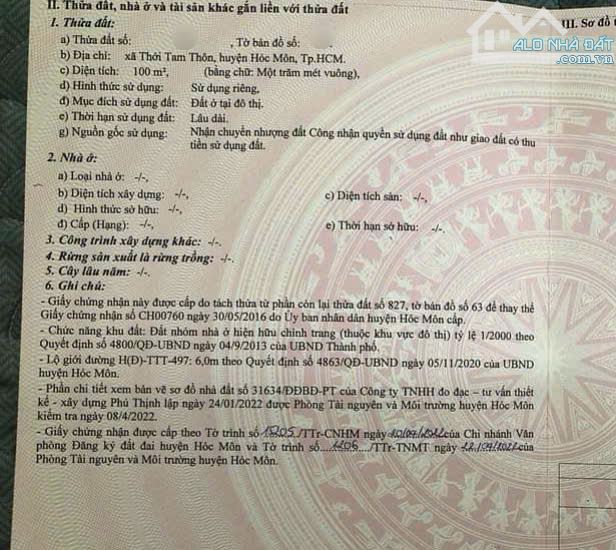 Anh Đạt Bán Gấp Dãy Trọ 5 Phòng Full Khách ở Thới Tam Thôn - Hóc Môn – Giá 1 tỷ 050. - 3